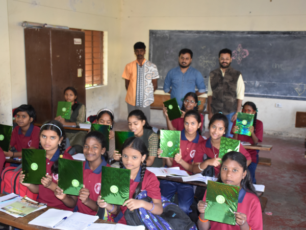 Student Kits at Srirampuram Govt School